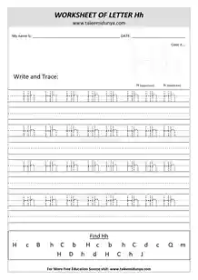 worksheet Hh